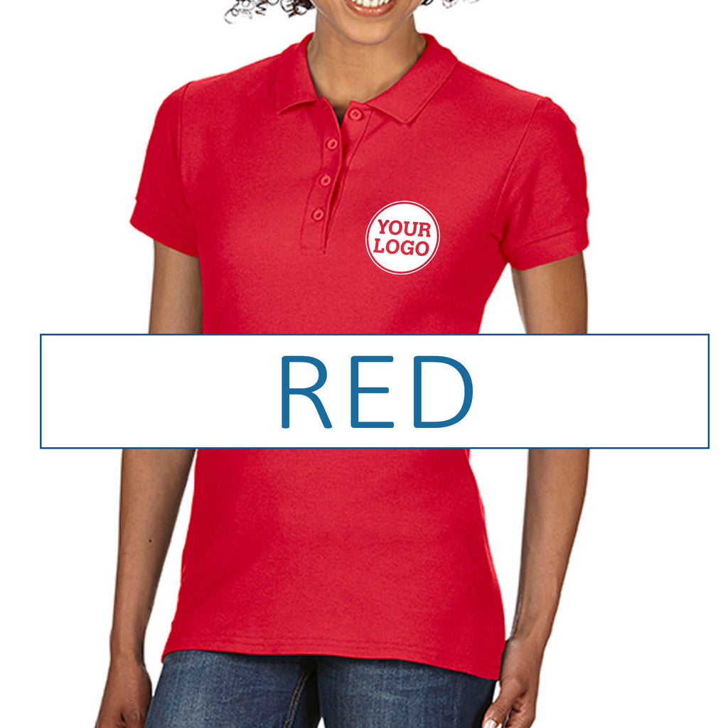 Ladies printed polo 2024 shirts
