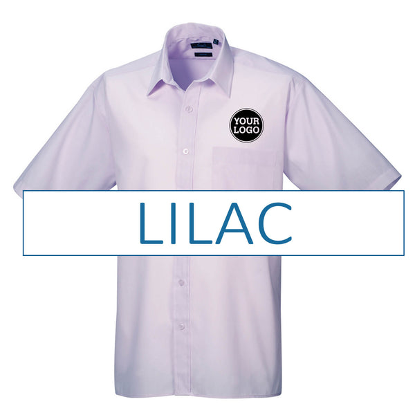 Mens Short Sleeve Poplin Shirt