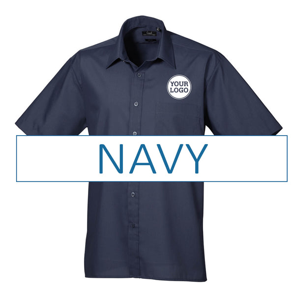 Mens Short Sleeve Poplin Shirt