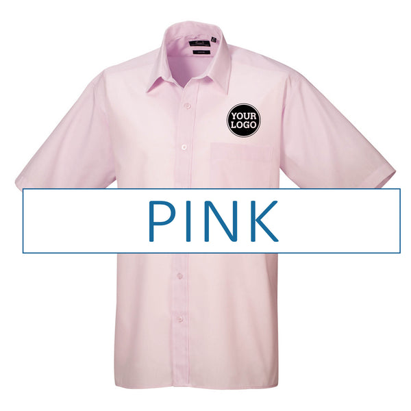 Mens Short Sleeve Poplin Shirt