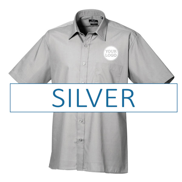 Mens Short Sleeve Poplin Shirt
