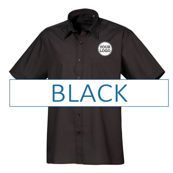 Mens Short Sleeve Poplin Shirt