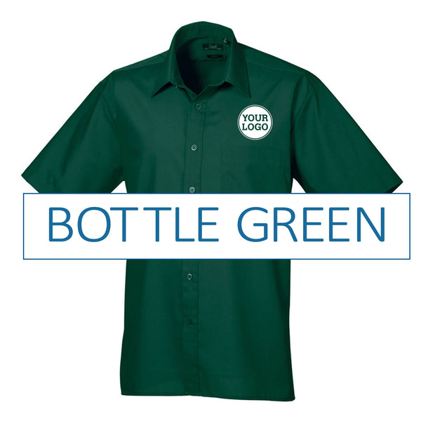 Mens Short Sleeve Poplin Shirt