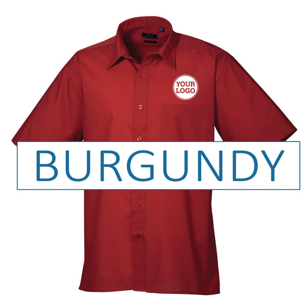 Mens Short Sleeve Poplin Shirt