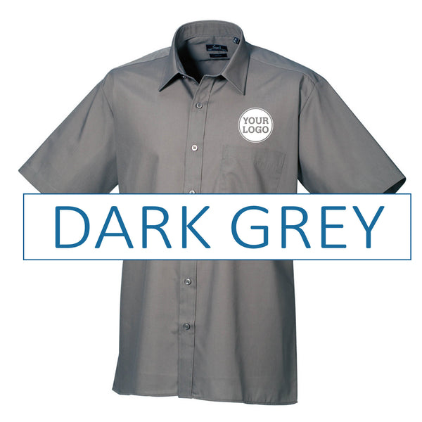 Mens Short Sleeve Poplin Shirt