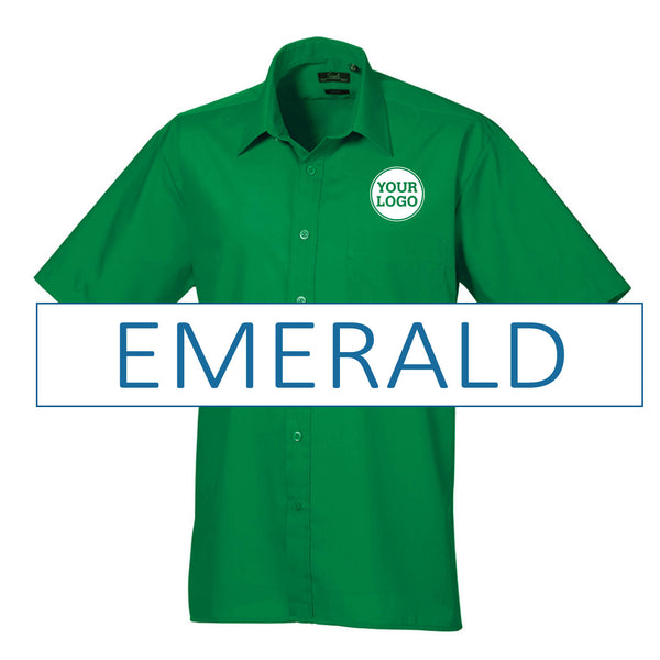 Mens Short Sleeve Poplin Shirt