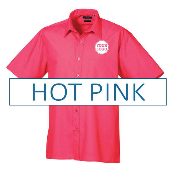 Mens Short Sleeve Poplin Shirt