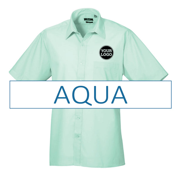 Mens Short Sleeve Poplin Shirt